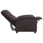vidaXL Sillón reclinable de cuero auténtico marrón vidaXL Sillón reclinable de cuero auténtico marrón