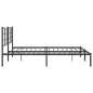 vidaXL Estructura de cama con cabecero metal negro 180x200 cm vidaXL Estructura de cama con cabecero metal negro 180x200 cm