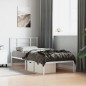 vidaXL Estructura de cama de metal con cabecero blanco 90x190 cm vidaXL Estructura de cama de metal con cabecero blanco 90x190 cm