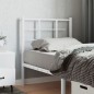 vidaXL Cabecero de metal blanco 80 cm
