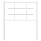 vidaXL Cabecero de metal blanco 80 cm