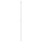 vidaXL Cabecero de metal blanco 80 cm