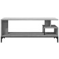 vidaXL Mueble de TV madera de ingeniería y acero roble 102x40x41 cm vidaXL Mueble de TV madera de ingeniería y acero roble 102x40x41 cm