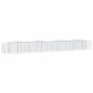 vidaXL Arriate de gaviones forma arco hierro galvanizado 400x50x50 cm vidaXL Arriate de gaviones forma arco hierro galvanizado 400x50x50 cm