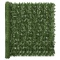 vidaXL Valla de privacidad de balcón de hojas verde oscuro 300x150 cm vidaXL Valla de privacidad de balcón de hojas verde oscuro 300x150 cm