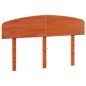 vidaXL Cabecero de cama madera maciza de pino marrón cera 140 cm