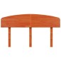 vidaXL Cabecero de cama madera maciza de pino marrón cera 140 cm