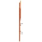 vidaXL Cabecero de cama madera maciza de pino marrón cera 140 cm
