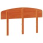 vidaXL Cabecero de cama madera maciza de pino marrón cera 140 cm