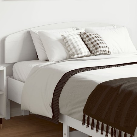 vidaXL Cabecero de cama madera maciza de pino blanco 135 cm