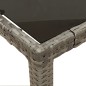vidaXL Set comedor de jardín 5 piezas con cojines ratán sintético gris vidaXL Set comedor de jardín 5 piezas con cojines ratán sintético gris
