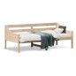 vidaXL Sofá cama de madera maciza de pino 75x190 cm