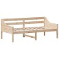 vidaXL Sofá cama de madera maciza de pino 75x190 cm