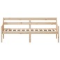 vidaXL Sofá cama de madera maciza de pino 75x190 cm