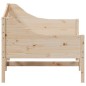 vidaXL Sofá cama de madera maciza de pino 75x190 cm