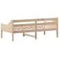 vidaXL Sofá cama de madera maciza de pino 75x190 cm