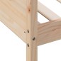 vidaXL Sofá cama de madera maciza de pino 75x190 cm
