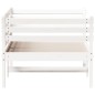 vidaXL Sofá cama de madera maciza de pino blanco 100x200 cm vidaXL Sofá cama de madera maciza de pino blanco 100x200 cm