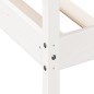 vidaXL Sofá cama de madera maciza de pino blanco 100x200 cm vidaXL Sofá cama de madera maciza de pino blanco 100x200 cm