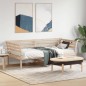 vidaXL Sofá cama de madera maciza de pino 75x190 cm vidaXL Sofá cama de madera maciza de pino 75x190 cm