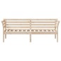 vidaXL Sofá cama de madera maciza de pino 75x190 cm vidaXL Sofá cama de madera maciza de pino 75x190 cm