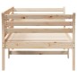 vidaXL Sofá cama de madera maciza de pino 75x190 cm vidaXL Sofá cama de madera maciza de pino 75x190 cm