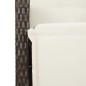 vidaXL Set comedor de jardín 7 pzas con cojines ratán sintético marrón vidaXL Set comedor de jardín 7 pzas con cojines ratán sintético marrón