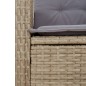 vidaXL Set comedor de jardín 9 pzas con cojines ratán sintético beige vidaXL Set comedor de jardín 9 pzas con cojines ratán sintético beige