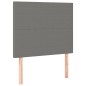 vidaXL Cama box spring con colchón tela gris oscuro 100x200 cm vidaXL Cama box spring con colchón tela gris oscuro 100x200 cm