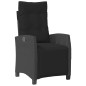 vidaXL Set de comedor de jardín 9 pzas y cojines ratán sintético negro vidaXL Set de comedor de jardín 9 pzas y cojines ratán sintético negro