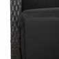 vidaXL Set de comedor de jardín 9 pzas y cojines ratán sintético negro vidaXL Set de comedor de jardín 9 pzas y cojines ratán sintético negro
