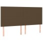 vidaXL Cama box spring con colchón tela marrón oscuro 180x200 cm vidaXL Cama box spring con colchón tela marrón oscuro 180x200 cm