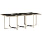 vidaXL Set comedor de jardín con cojines 13 pzas ratán sintético beige vidaXL Set comedor de jardín con cojines 13 pzas ratán sintético beige