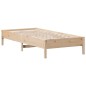 vidaXL Estructura de cama madera maciza de pino 100x200 cm