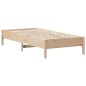 vidaXL Estructura de cama madera maciza de pino 90x200 cm