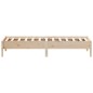 vidaXL Estructura de cama madera maciza de pino 90x200 cm
