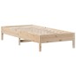 vidaXL Estructura de cama madera maciza de pino 90x200 cm