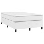 vidaXL Cama box spring con colchón cuero sintético blanco 120x190 cm vidaXL Cama box spring con colchón cuero sintético blanco 120x190 cm