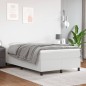 vidaXL Cama box spring con colchón cuero sintético blanco 120x190 cm vidaXL Cama box spring con colchón cuero sintético blanco 120x190 cm