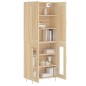 vidaXL Aparador alto madera contrachapada color roble 69,5x34x180 cm vidaXL Aparador alto madera contrachapada color roble 69,5x34x180 cm