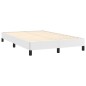 vidaXL Cama box spring con colchón cuero sintético blanco 120x190 cm vidaXL Cama box spring con colchón cuero sintético blanco 120x190 cm