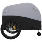 vidaXL Remolque para bicicleta hierro negro y gris 45 kg vidaXL Remolque para bicicleta hierro negro y gris 45 kg