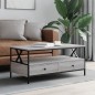 vidaXL Mesa de centro madera de ingeniería gris Sonoma 100x51x45 cm vidaXL Mesa de centro madera de ingeniería gris Sonoma 100x51x45 cm