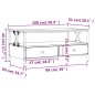 vidaXL Mesa de centro madera de ingeniería gris Sonoma 100x51x45 cm vidaXL Mesa de centro madera de ingeniería gris Sonoma 100x51x45 cm