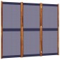 vidaXL Biombo divisor de 3 paneles azul oscuro 210x180 cm vidaXL Biombo divisor de 3 paneles azul oscuro 210x180 cm