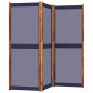 vidaXL Biombo divisor de 3 paneles azul oscuro 210x180 cm vidaXL Biombo divisor de 3 paneles azul oscuro 210x180 cm