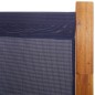vidaXL Biombo divisor de 3 paneles azul oscuro 210x180 cm vidaXL Biombo divisor de 3 paneles azul oscuro 210x180 cm