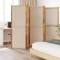 vidaXL Biombo divisor de 5 paneles gris taupe 350x180 cm vidaXL Biombo divisor de 5 paneles gris taupe 350x180 cm