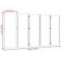 vidaXL Biombo divisor de 5 paneles gris taupe 350x180 cm vidaXL Biombo divisor de 5 paneles gris taupe 350x180 cm