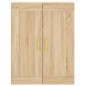 vidaXL Aparador alto madera contrachapada color roble 69,5x34x180 cm vidaXL Aparador alto madera contrachapada color roble 69,5x34x180 cm